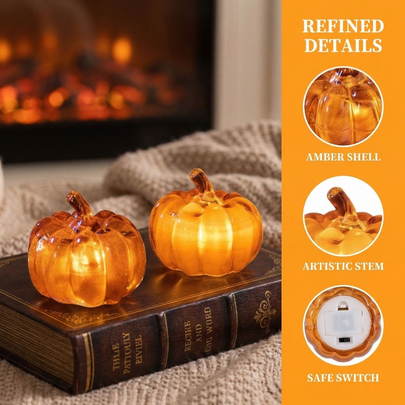Halloween Pumpkin Decor Led - Novas decorações de Halloween para uso