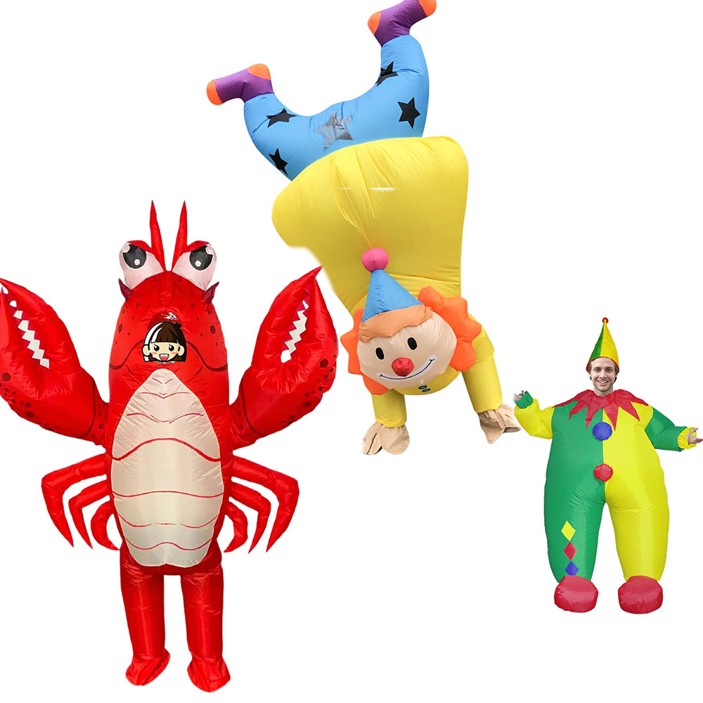 Fantasia de Palhaço Inflável p - Halloween Costume Adult avaliação e preço