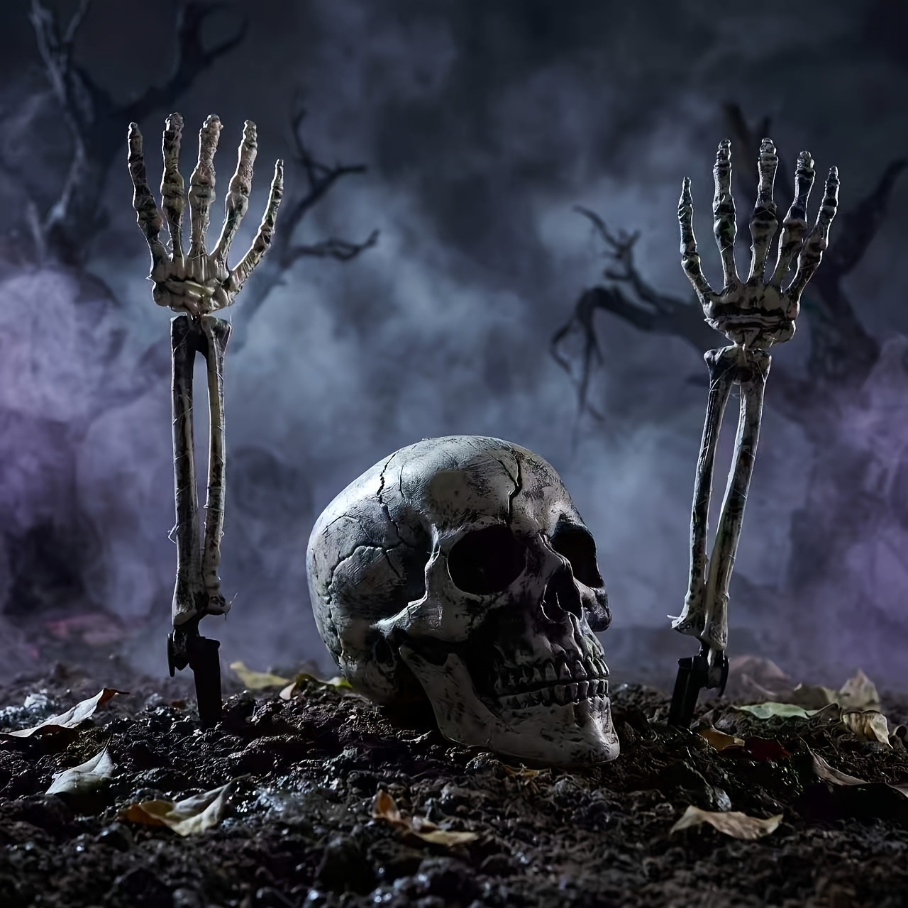 Conjunto de 3 peças para decor - Halloween Skeleton Decoration avaliação e preço