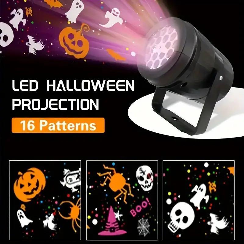 Projetor de Luz LED para Hallo - Pumpkin Lantern Halloween avaliação e preço