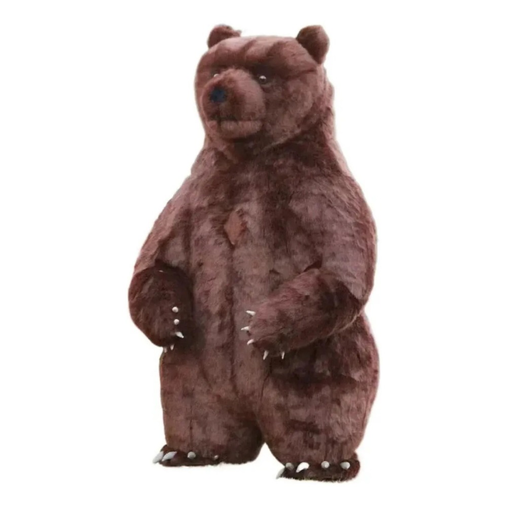 Fato de mascote de urso-pardo  - Halloween Costume Adult avaliação e preço