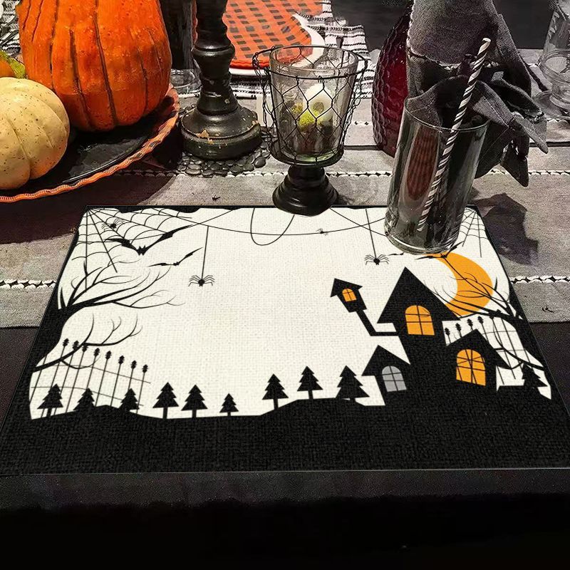 VIKAMA Jogo Americano de Hallo - Spider Web Halloween Decoration avaliação e preço
