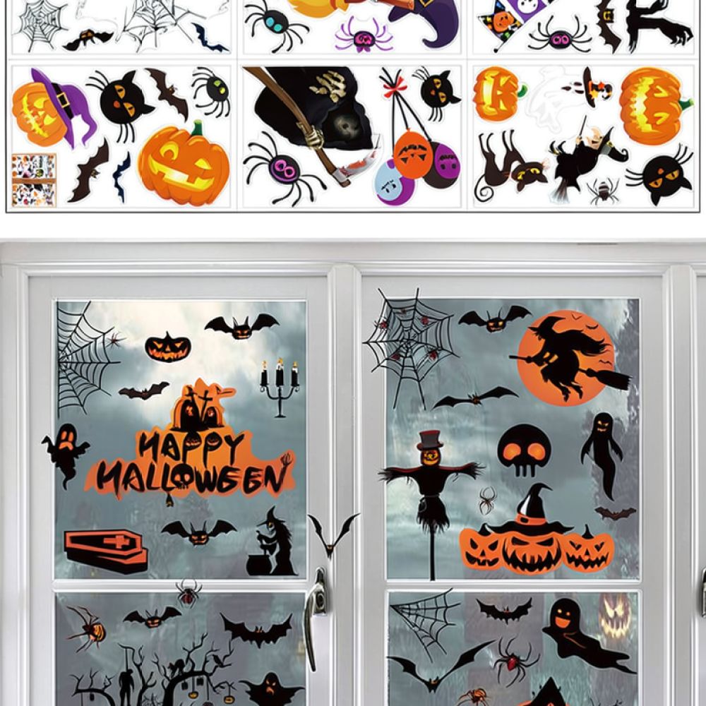 Adesivos de parede para o Hall - Halloween Skeleton Decoration avaliação e preço