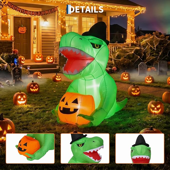 135 cm – Decorações de Hallowe - Halloween Pumpkin Decor Led avaliação e preço