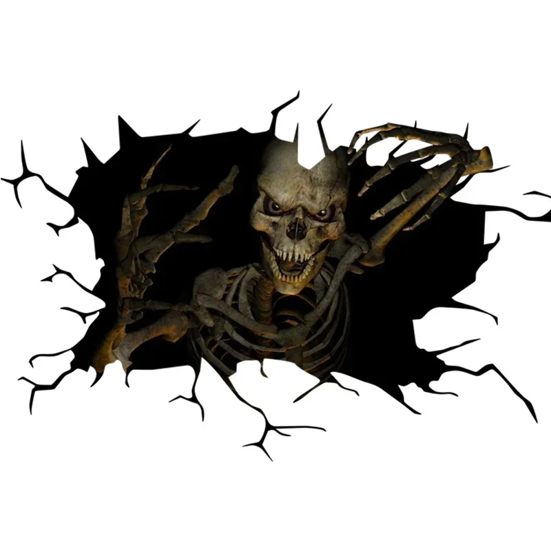Adesivos de Halloween com tema - Halloween Skeleton Decoration avaliação e preço