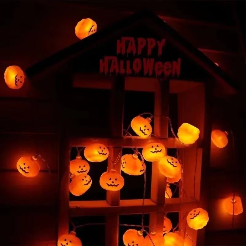 Cordão de luzes LED em forma d - Halloween Pumpkin Decor Led avaliação e preço