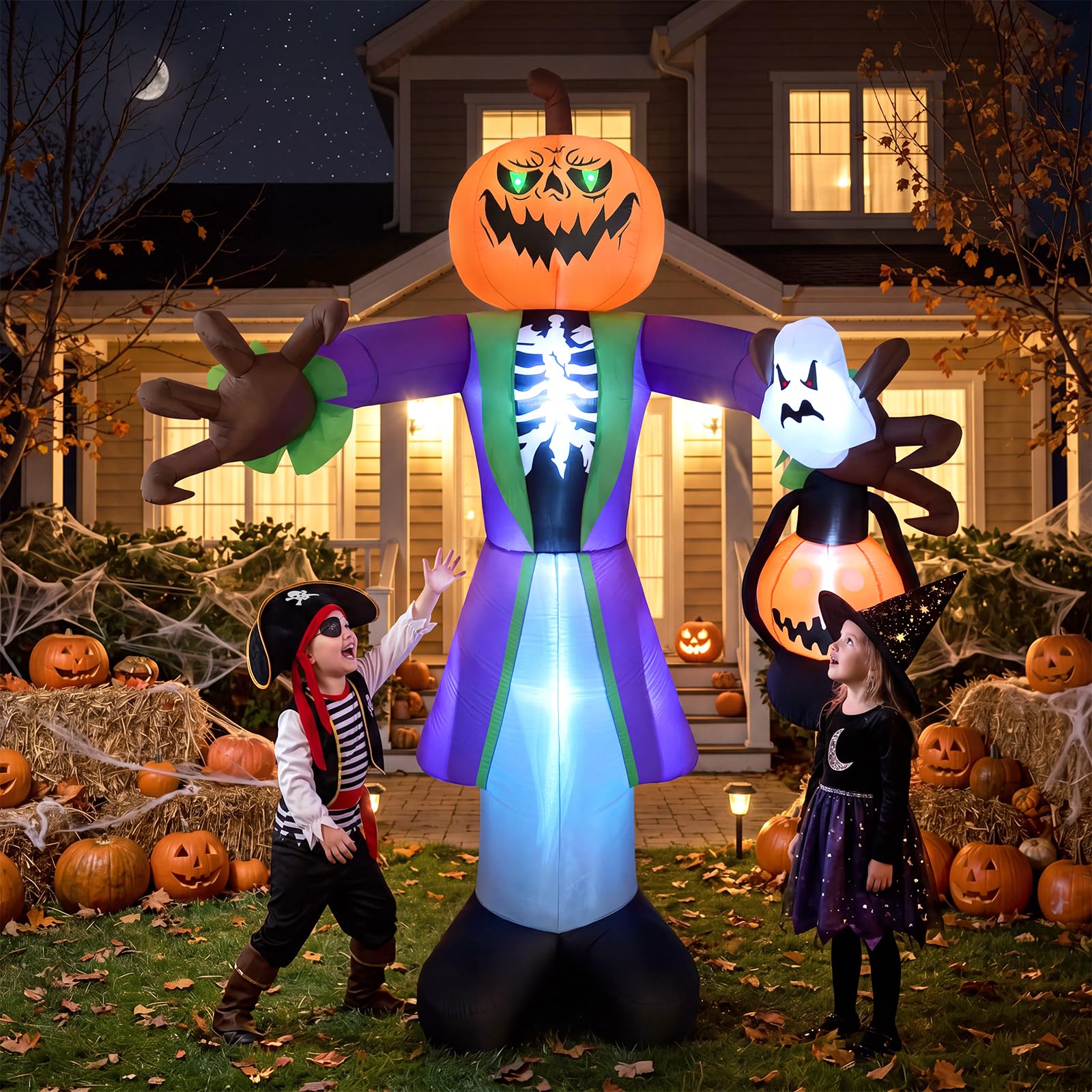Abóbora inflável de Halloween  - Pumpkin Lantern Halloween avaliação e preço